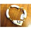 Image 1 : Ivory and Gold Bangle  Bracelet (1)