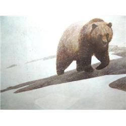 Grizzly Bear Print Image Size:   18 1/2" x 30"  Signed and Numbered 525/850  Schuenken (6)