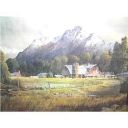 "50th Alaska State Fair, A Growing Trade"   Print 161/950  by Jim Knutson Image Size:  22" x 26"