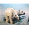 Image 1 : Ronnie Lee Lynch #83  Polar Bear on Ice Flow,  Image Size:   18" x 24"  177/950 (6)