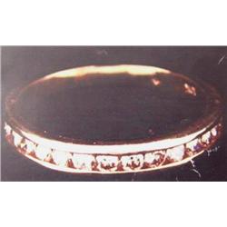 Diamond 10k Yellow Gold Anniversary Band with approx 1/2 carat diamonds (100)