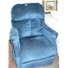 Image 1 : Like New Blue Reclining Chair, Lift Chair Ultimate in Comfort and Style With Controls Like New  (10)