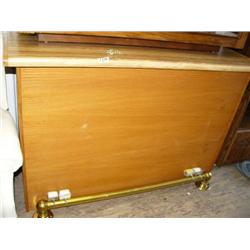 56" In Home Bar with Brass Rail  (10)