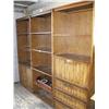 Image 1 : Entertainment Center bookcase 3 units in Oak  (66)