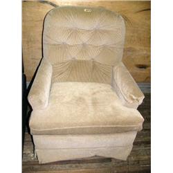 Grey Upholstered Rocking Chair  very Nice (66)