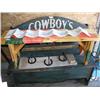 Image 1 : Cowboy Bench, Pine Bench Horseshoe Hat rack (66)