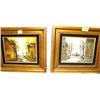 Image 1 : Lot of 2 Original Oils by L. Ryan  French Street Scenes (10)