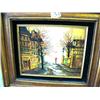 Image 2 : Lot of 2 Original Oils by L. Ryan  French Street Scenes (10)