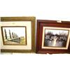 Image 1 : Lot of 2 Original Oils:  one by Red Newhael and other is city scene by W. Bongaeh (10)