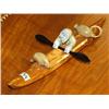 Image 1 : 13" Wood baleen and Soapstone Kayak by Jessie Higgins (1)