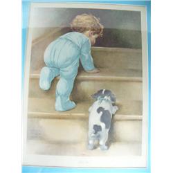 Bessie Pease  Gutemann  "Nighty Night" Image Size. 13 3/4" x 10"  (74)