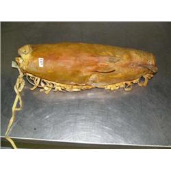 Extremely Rare Fish Skin Basket 16"  possibly quiver (74)