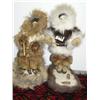 Image 1 : 2 Eskimo Dolls with Leather faces both fishing (74)