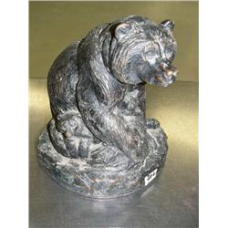 9" Bronze Grizzly Bear with 2 Cubs by Beoulton #246  (13_