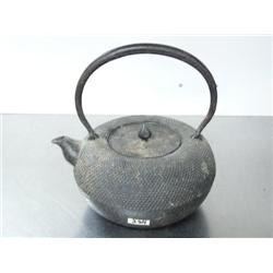 Old Cast Iron Chinese Tea Pot  (13)