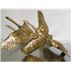 Image 2 : Pair of Antique Bookends of Thinker and a group of 3 Brass Flying Geese  (13)