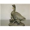 Image 1 : 7 1/2" Tall "Mother Goose and 3 Babies" Gosling Time 1979 Franklin Mint By Robert K. Davis  (13)