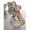 Image 1 : Bronze over Composition Nude Girl 9" tall   (13)