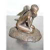 Image 2 : Bronze over Composition Nude Girl 9" tall   (13)