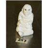 Image 1 : 3" White Ivory Carving of a Mother and Child  from Gambel, AK (33)