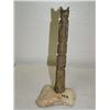 Image 1 : 10" Bone Carved Totem Pole, Imported (33)