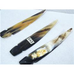 Lot of  3 9" Letter Openers  made of Horn  (33)