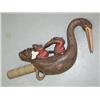 Image 1 : 16" Tlingit Style Rattle and it has 1 piece of wood missing on side, made in Indonesia (33)
