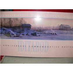 20th Anniversary Iditarod  Commemorative by Charles Gause poster 20 x 39 (6)
