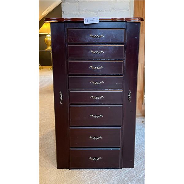 Beautiful Antique Jewelry Box 18Lx5Wx31H