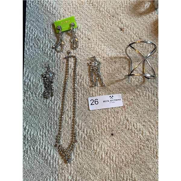 Costume Jewelry Set & Bracelet