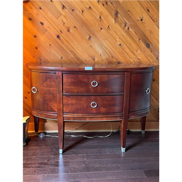 Beautiful Dark Brown Hutch/Buffet 57Lx13Wx36H