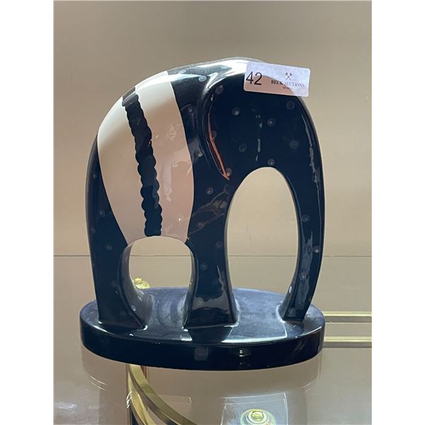 Glass Elephant Statue