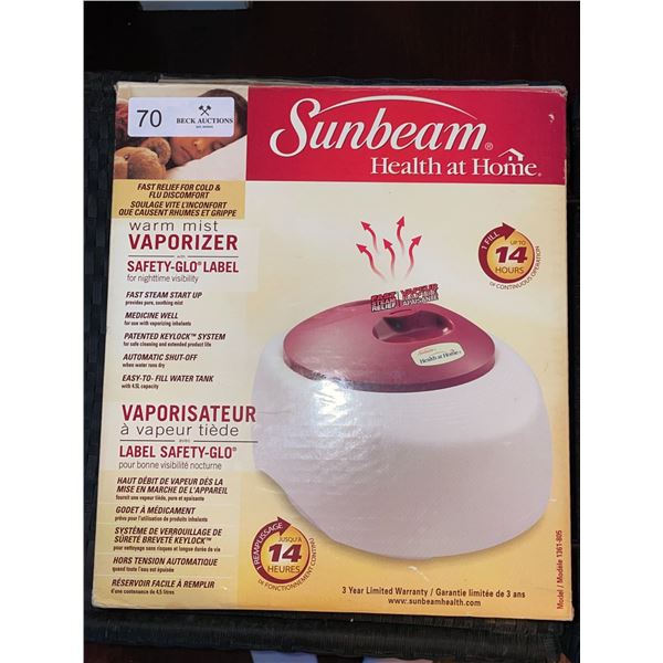 Sunbeam Warm Mist Vaporizer