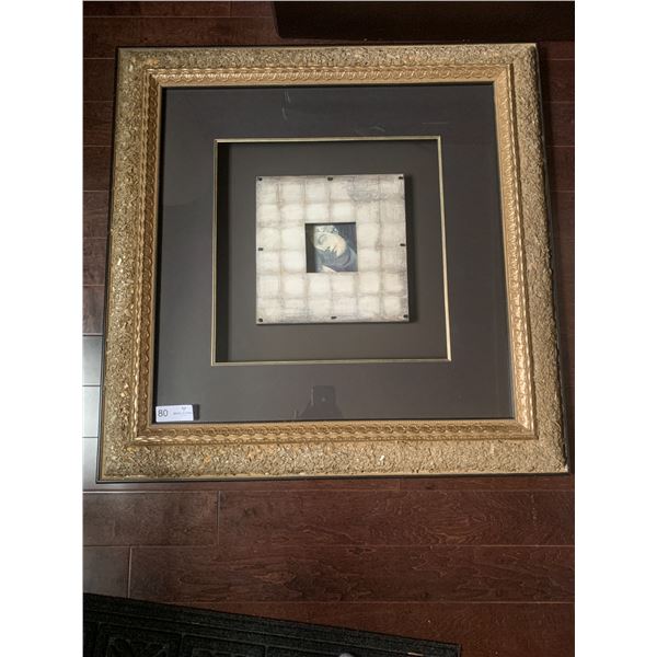 Gold Framed 3D Portrait