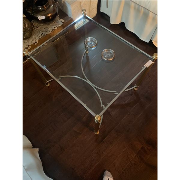Beautiful Glass Living Room End Table