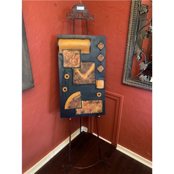 3D Art Piece On Easel