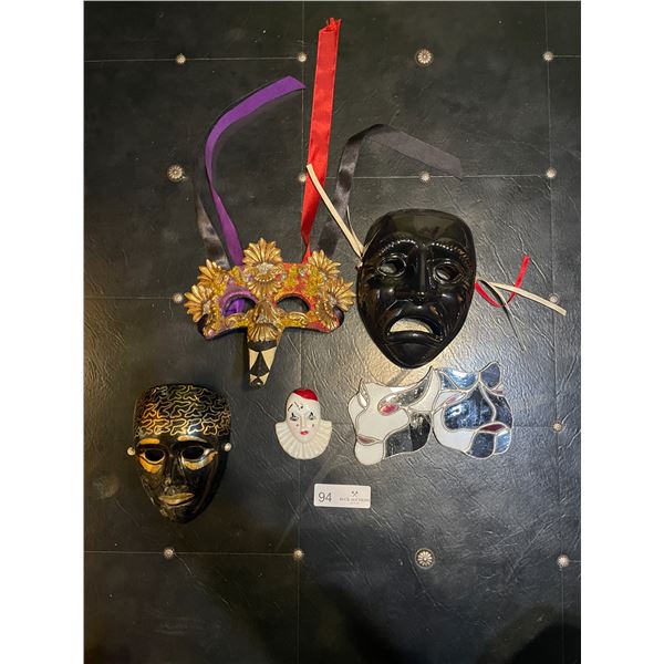 Assorted Face Mask Decor