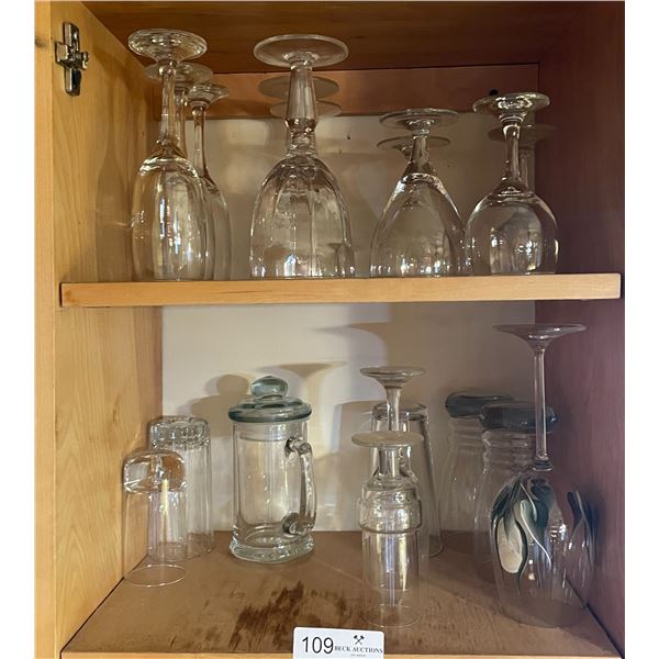 Assorted Glassware