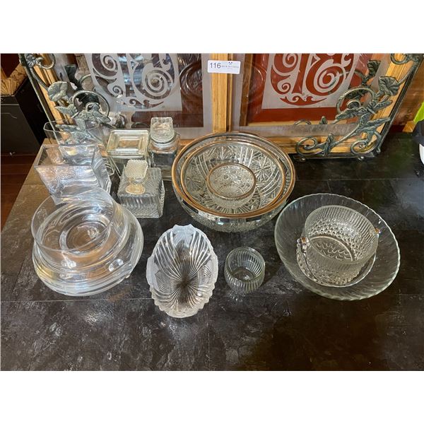 Assorted Glassware