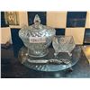 Image 1 : Cake Serving Tray & Crystal Decor