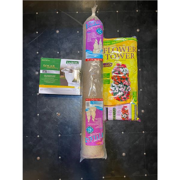 Outdoor Solar Lights x1 & Garden Accessories