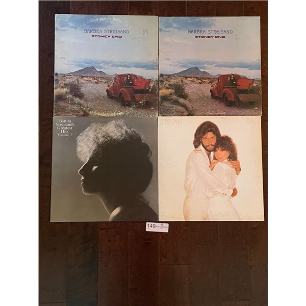 Set Of Four Records Barbara Streisand