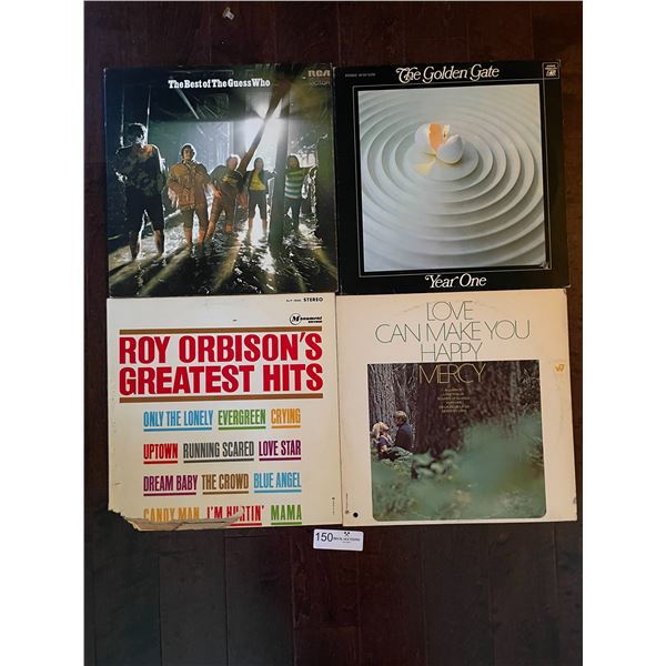 Set Of Four Records The Golden Gate, Roy Orbison, Mercury, Guess Who