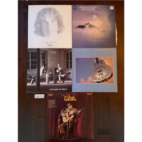 Set Of Five Assorted Records
