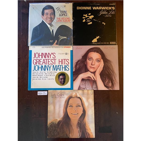 Set Of Five Assorted Records