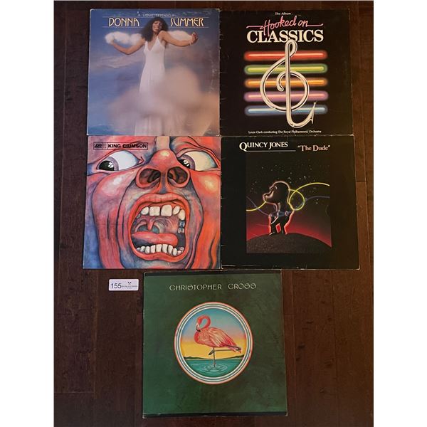 Set Of Five Assorted Records