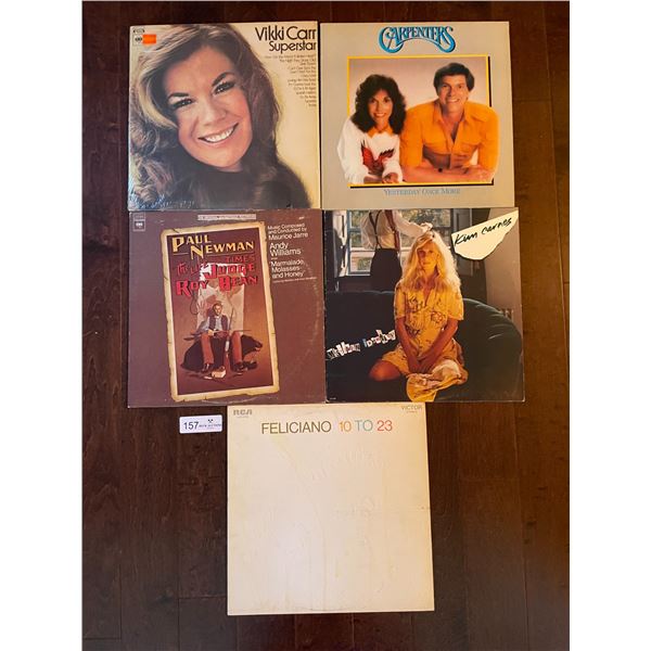 Set Of Five Assorted Records