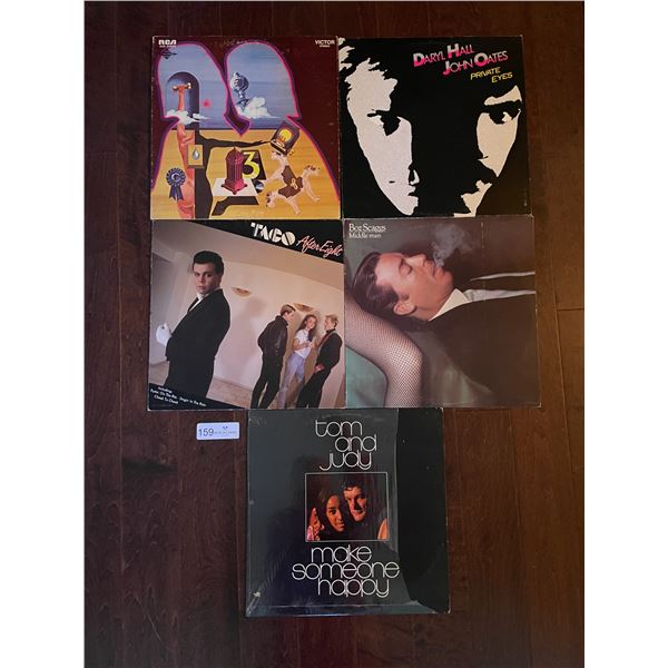 Set Of Five Assorted Records