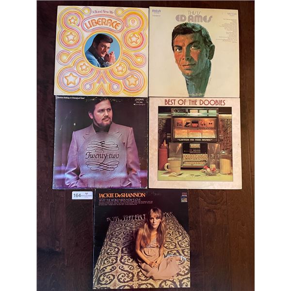 Set Of Five Assorted Records