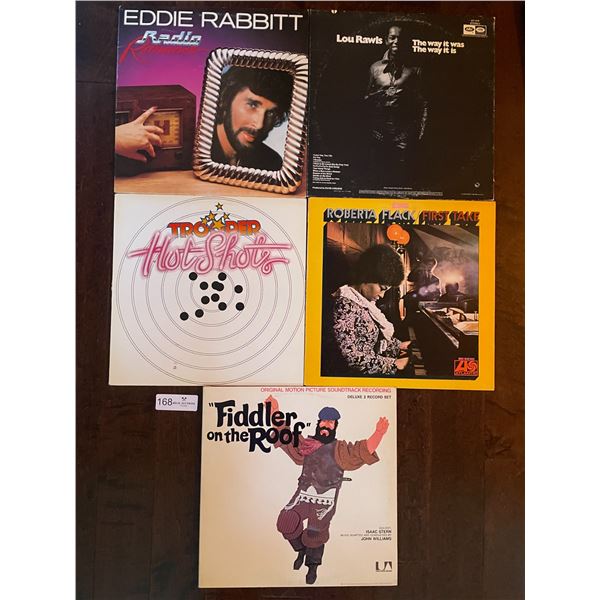 Set Of Five Assorted Records